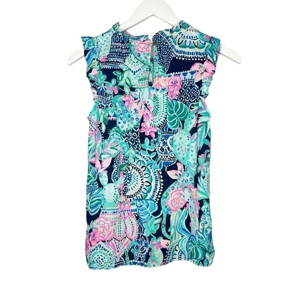 Lilly Pulitzer Talisa Top Lookin Sharp Multi Size XS NEW - Picture 5 of 12
